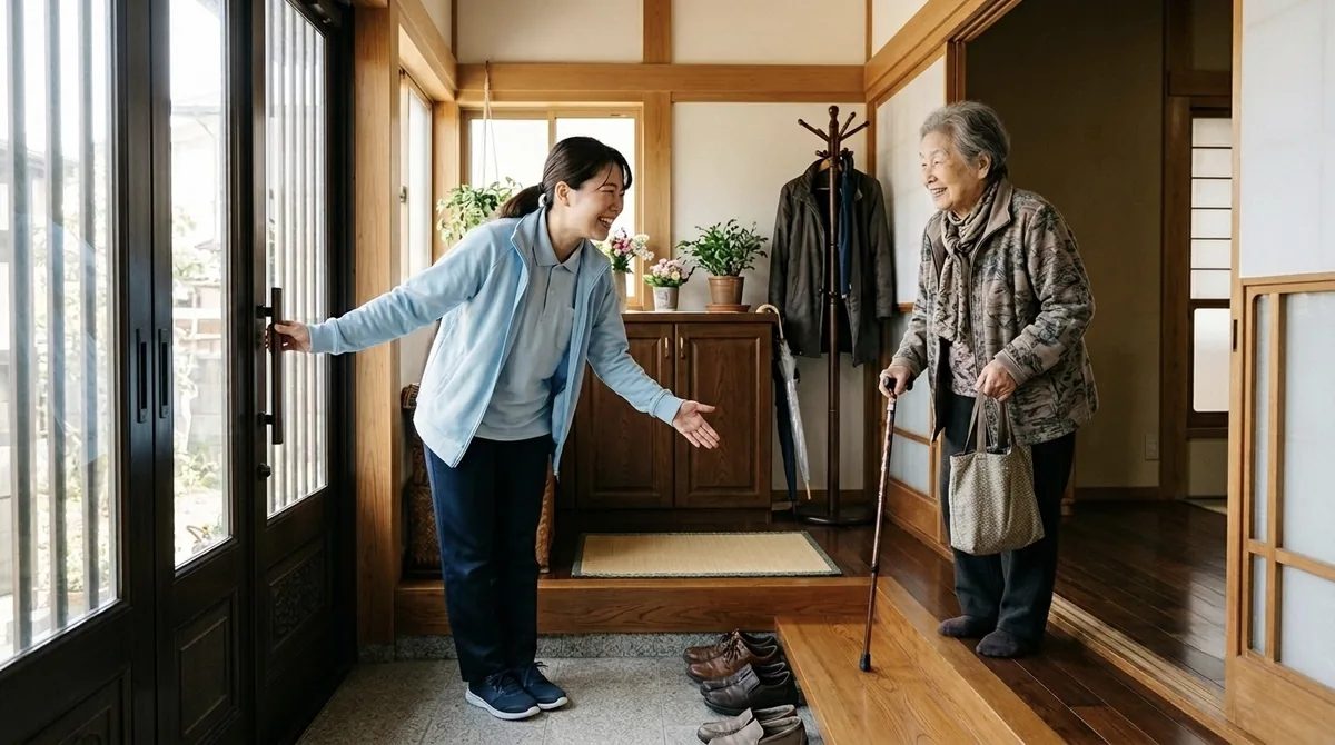 ご自宅へお伺いする訪問介護の様子
